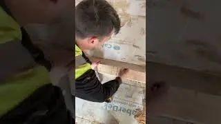Marking out stud walls for plasterboard/drywall