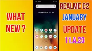 Realme C2 Software Update January 2020 || 11.A.23 || What New ?