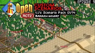 Barren Desert | OpenRCT2 Custom Scenarios [VJ's Scenario Pack] #9