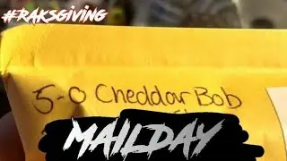 #RAKsgiving Mailday from 5-0 Cheddar Bob! What. A. Package.