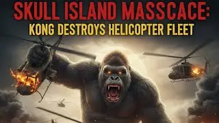 Kong vs 12 Helicopters: The Most Brutal Beatdown In Movie History! Part 1#america #usa #shorts 