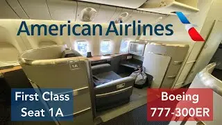 American Airlines 777-300ER Flagship First Class 4K