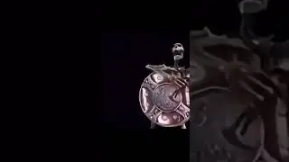 skeleton banging a shile with sword #skeleton