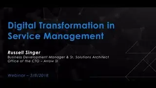 Digital Transformation in Service Management