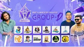 [🔴 LIVE] ON || INFLUENCER LOBBY GROUP D || RWC S1  || @ItzKabbo