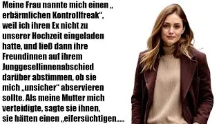 &bdquo;Meine Frau nannte mich einen Kontrollfreak &ndash; wegen ihres Ex auf unserer Hochzeit&ldquo;