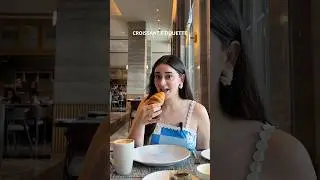 How to elegantly eat a croissant? 🥐