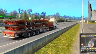 Volvo high power truck | Best scenes in Euro Truck Simulator 2