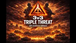 Killer Piddox Almoode vs Ninja Tommy Davido | 3v3 TRIPLE THREAT TOURNAMENT | C&C Generals ZH