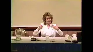 Sally Knyvette Press Conference at Visions 91