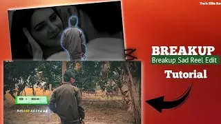 Instagram Trending Reel Usne Mujhe Chhod Diya Viral Reel Editing || Breakup Sad Viral Edit in Capcut