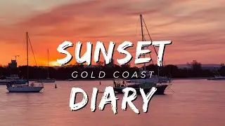 Beautiful Sunset At The Spit, Gold Coast Australia 🌅 Sunset Time Lapse 🌅 Sunset Ambience 🌅