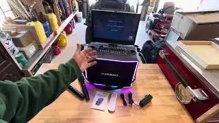 HUABAO A116 Karaoke Speaker | Portable Bluetooth Party Speaker with Wireless Mic & LED Lights