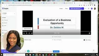 Evaluating A Business Opportunity