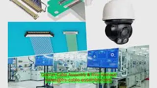 50-ohm micro-coax 46 AWG ultra‑fine lvds coax cable connector of coaxial cable Wire Harness Manufact