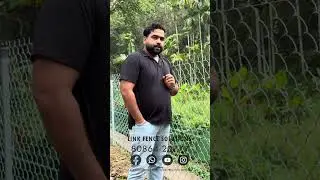 ✅ Best Boundary Fencing Work in Kerala! #shorts #shortsvideo #tatawiron #keralafencing #farmhouse