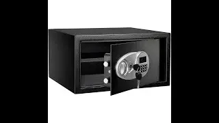 Amazon Basics Steel Security Safe with Programmable Electronic Keypad -