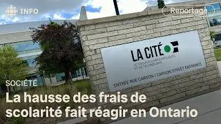 Des &eacute;l&egrave;ves ontariens d&eacute;plorent la hausse des frais de scolarit&eacute;
