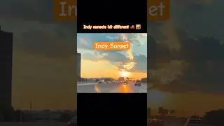 Golden Sunset Drive on MLK Jr. Street | Indianapolis Vibes