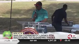 Shiloh community looks for solutions to flooding issues
