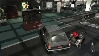Max Payne 3 driving a car thru airport (with sound)