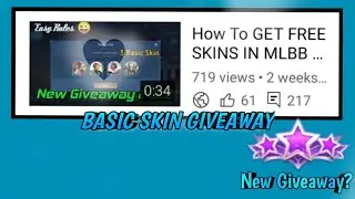 How To GET FREE SKINS IN MLBB 2022 ? SKIN GIVEAWAY 2022 | GIVEAWAY ANNOUNCEMENT | -  Mobile legends