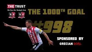 ⚽️ Trust Goal #998: Pierce Sweeney vs Cheltenham Town | Exeter City Football Club