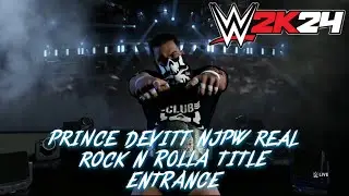 WWE 2K24 CUSTOM ENTRANCE SERIES #8: PRINCE DEVITT TITLE ENTRANCE (LINK TUTORIAL IN THE DESCRIPTION)