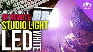 Bright 12V DIY Studio Light with RF Remote Controller
