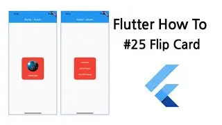 Flutter HowTo 25. Flip Card & Animation & Matrix4