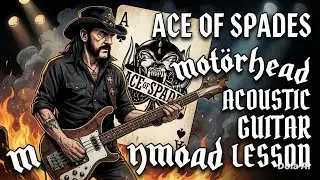 Ace Of Spades Motörhead Acoustic Guitar Lesson (Guitar Tab) From Kronenbourg 1664 TV Ad 2010
