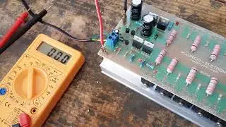 Teste placa   Amplificador 1600w 2 ohms  parte 1