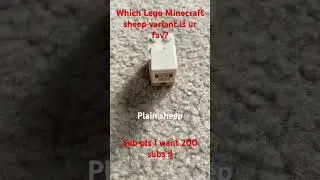 Which #lego #minecraft sheep variant is ur fav?