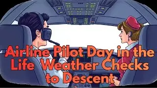 Airline Pilot Day in the Life | Weather Checks to Descent
