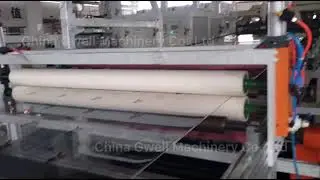 So high transparency so shiny PC/ PMMA sheet extrusion line from China GWELL