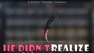 He Opened The Case And Got Karambit!! &mdash; CS:GO 2021 Unboxing #28