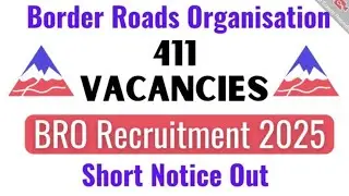 BRO New Vacancy