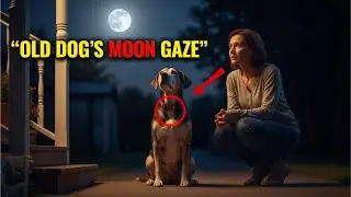 Old Dog Looks at the Moon Every Night — His Owner Finally Notices