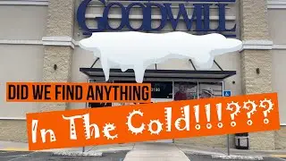 Thrifting Goodwill in Freezing Weather - Full Haul