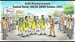 DLSA Dhanbad Organizes Nukkad Natak for NALSA DAWN Scheme 2025 Awareness
