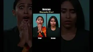 Navarasas by Actor vs Bharatanatyam performer