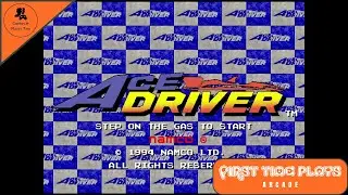 ACE DRIVER: RACING EVOLUTION | Arcade First Time Plays | Namco 1994 | Continue Player 2