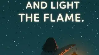 Trim the wick and light the flame