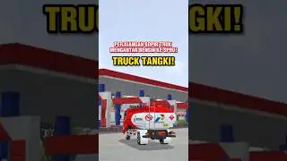 Perjuangan sopir truk mengantar BBM ke SPBU #bussid #bussidsimulatorindonesia #modbussid #trukoleng