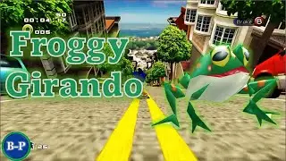 Froggy girando en City Escape Sonic Adventure 2