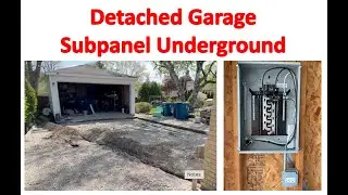 Underground Electrical for Detached Garage Subpanel