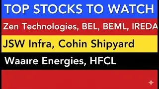 Zen Tech, BEL, BEML, IREDA, JSW Infra and HFCL shares latest news | Today's news