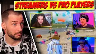 STREAMERS SIENDO HUMILLADOS POR PRO PLAYERS DE PUBG MOBILE!! / LVLLOW