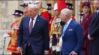 Hivi ndivyo Trump alivyopokelewa na Mfalme Charles III kwenye ziara yake ya Uingereza