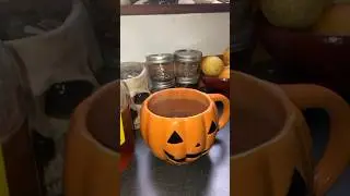 Making a witchy cup of herbal tea for cold season🪄✨